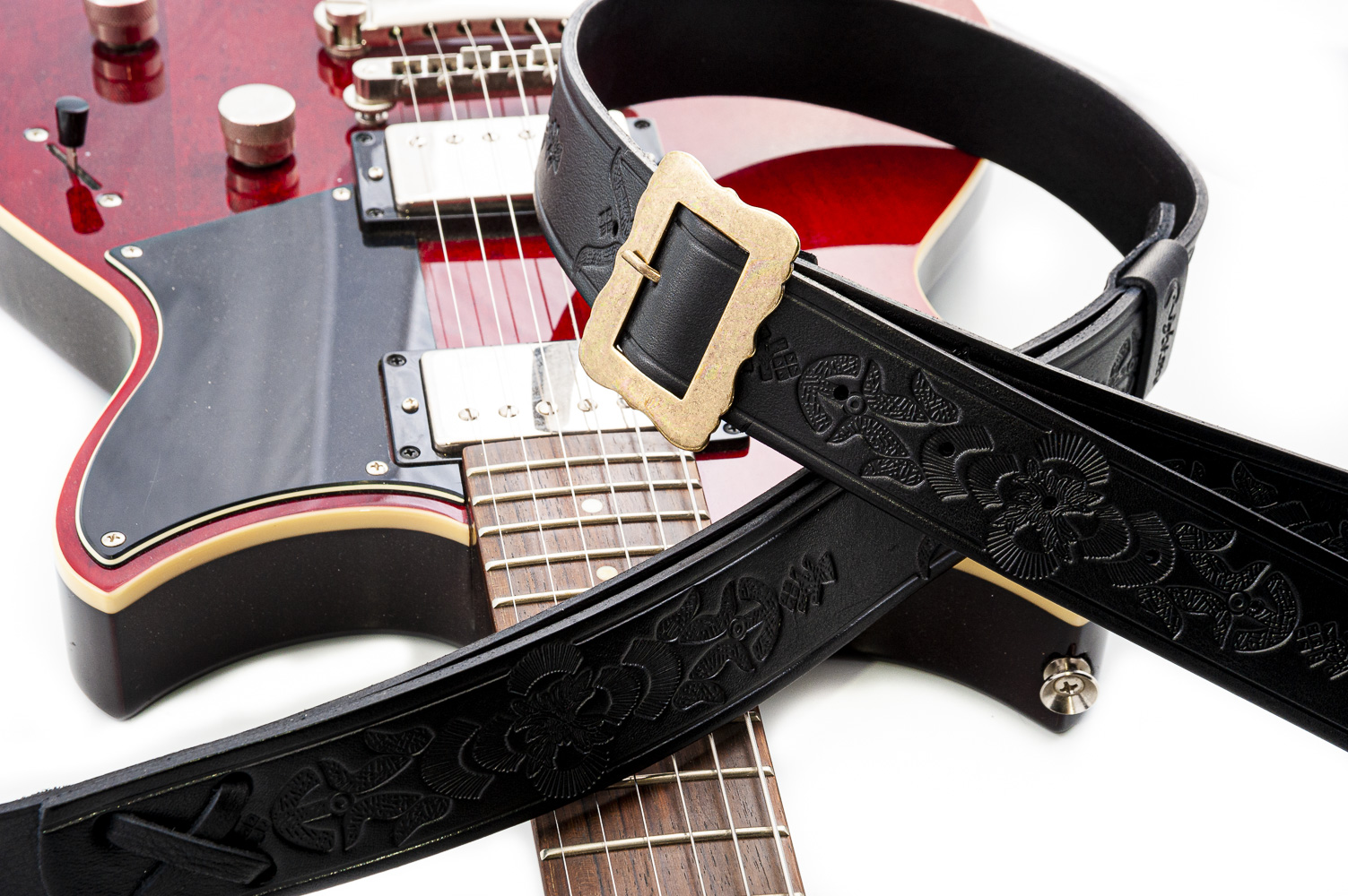 Brian May replica guitar strap, red special guitar strap Queen guitarrist  Brian May .