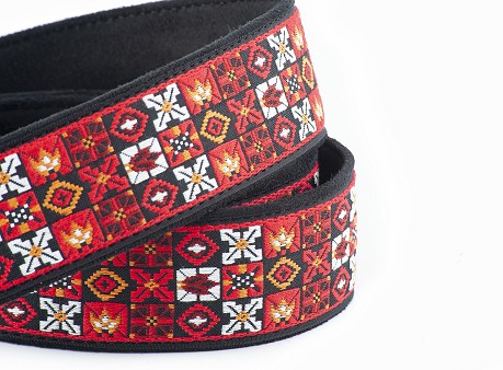 Guitar strap inspired by Jimi Hendrix
