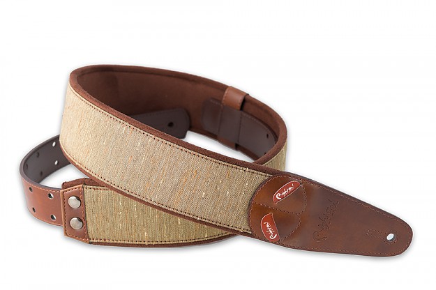 Beige strap and brown
