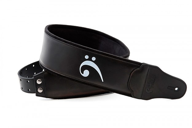 Wide strap for bass and guitar model Fakey Black