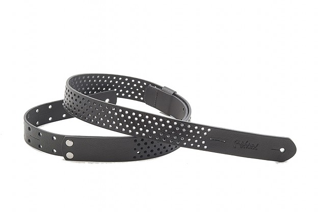 Haunts Black guitar and bass strap1