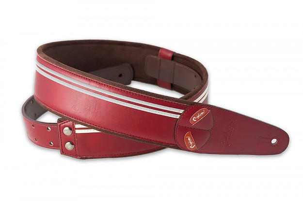 red Guitar strap