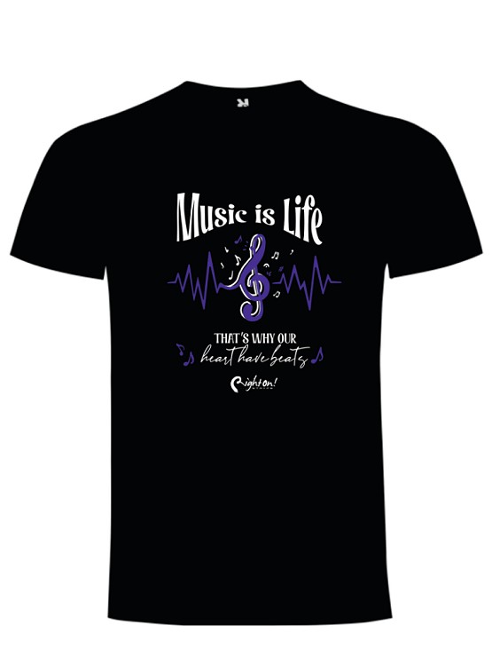 Camiseta diseño RightOn! Beats