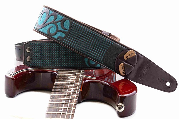 Nashville teal Guitar Strap