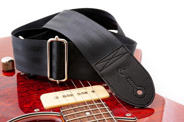Correa de guitarra Seatbelt Black