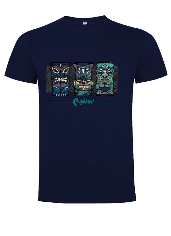 Camiseta Tiki Azul Marino