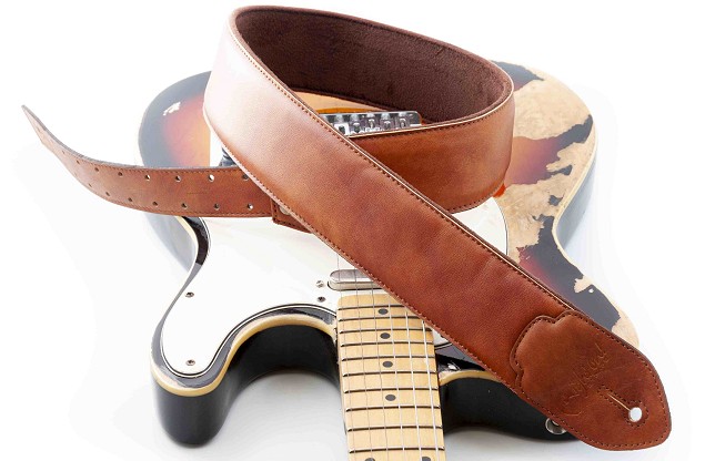 Vintage Light Brown Gitarrengurt