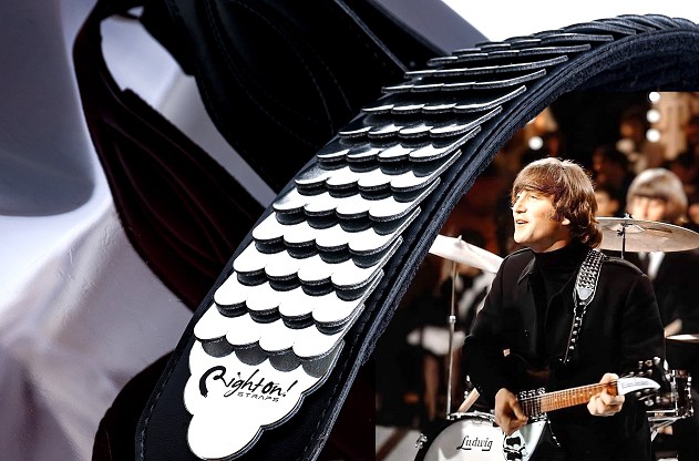 Legend J.L. Python Black Guitar Strap