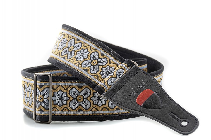 CROSSROADS II Guitar and bass strap made of 6 cm wide, non-slip technical microfiber on the inside, low density latex padding 2 mm thick.
