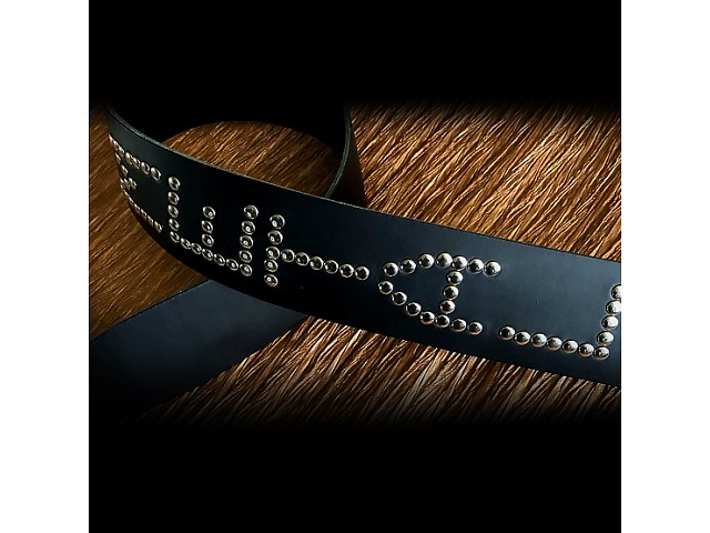 Leather Master-Key strap with rivets