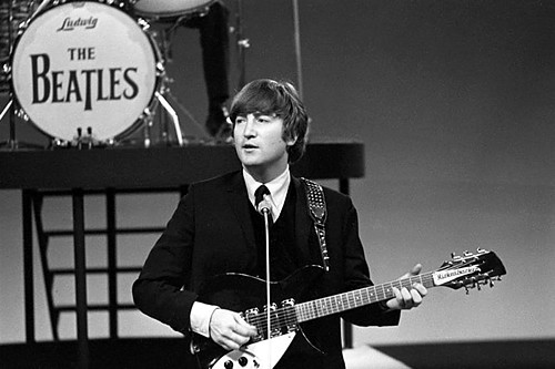 Correa original Vox Python correa de guitarra John Lennon en tv show performance