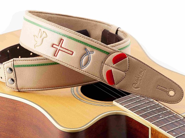 worship guitar strap by righton christian strap with cross 
