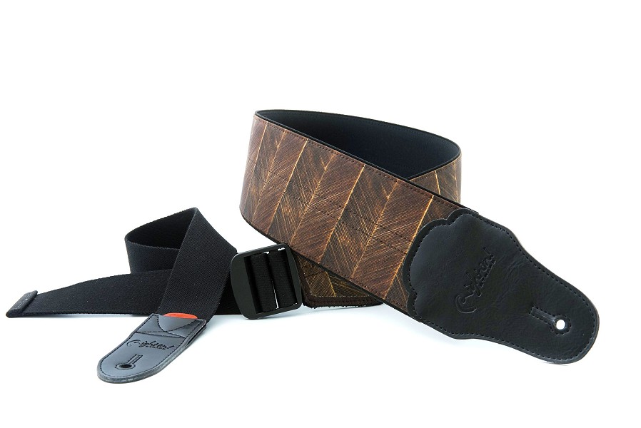 Vegan elastic trunk guitar strap