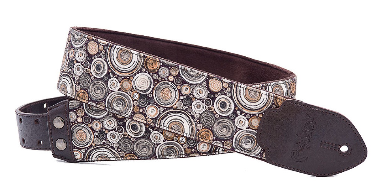 bubbles-brown-guitar-bass-strap