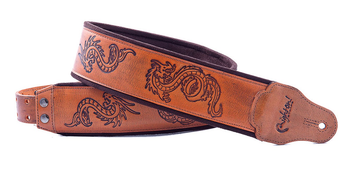 RightOn! Dragons Canyon guitar and bass strap