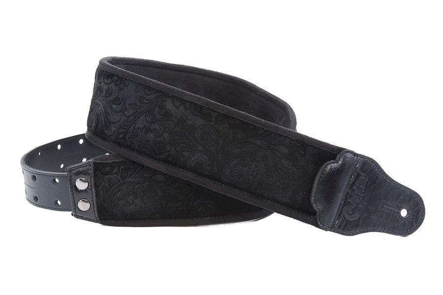 jazz-collection-fiore-black-guitar-bass-strap