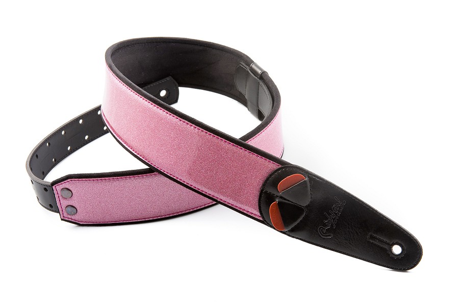 guitar-strap-stardust-glittering-strap-pink-strap