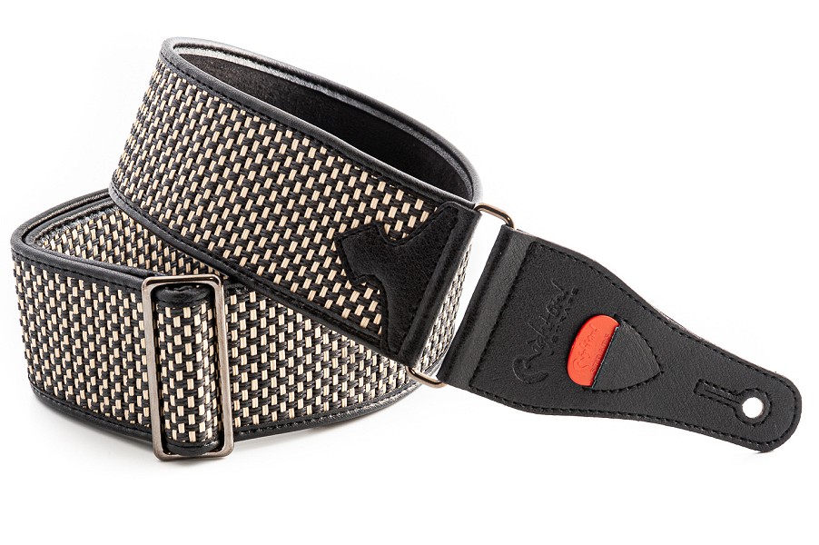 Salt & Pepper II Guitar Strap Inspired by Classic Amplifiers | RightOn! Straps1