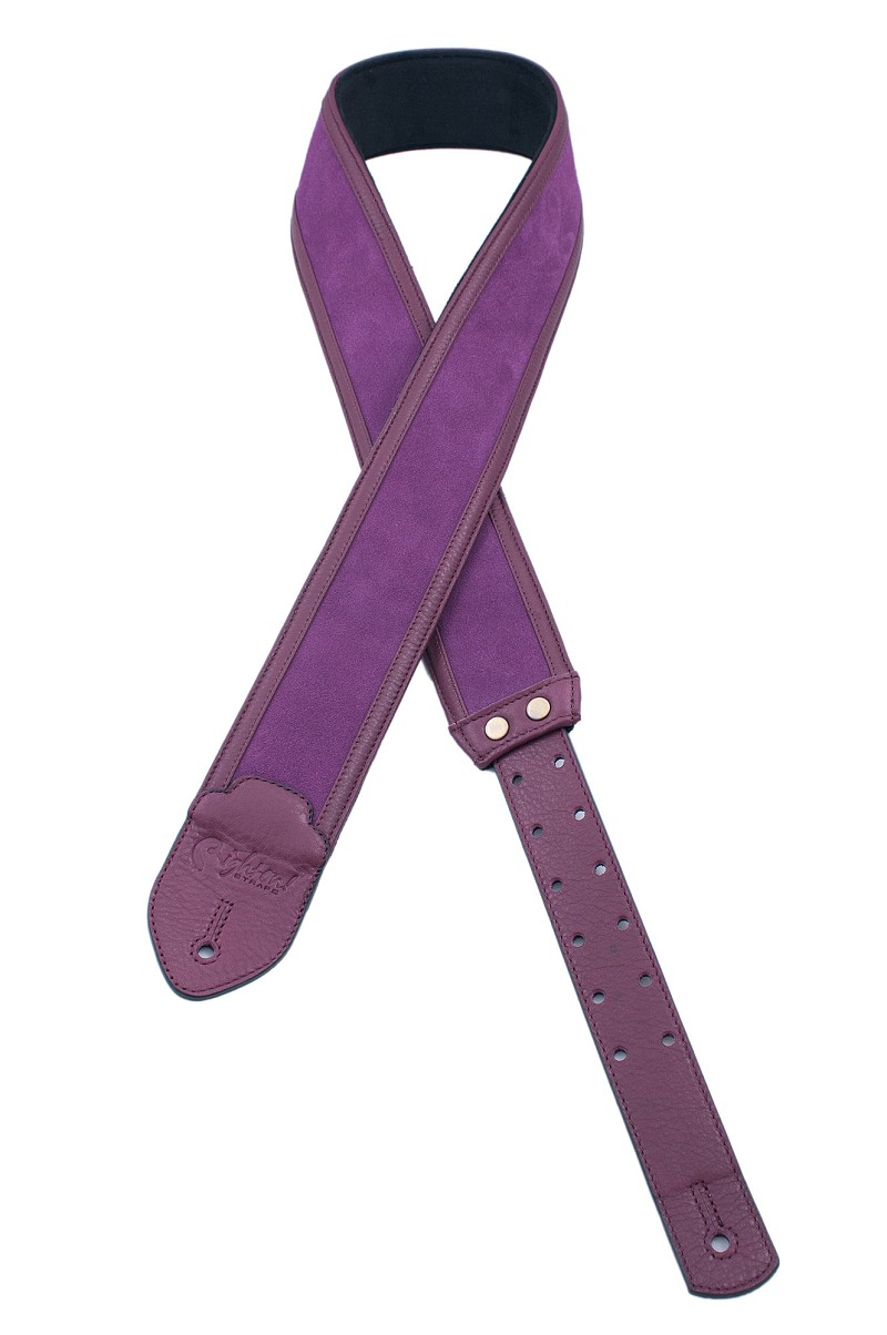 RightOn! Smart Purple guitar and bass strap