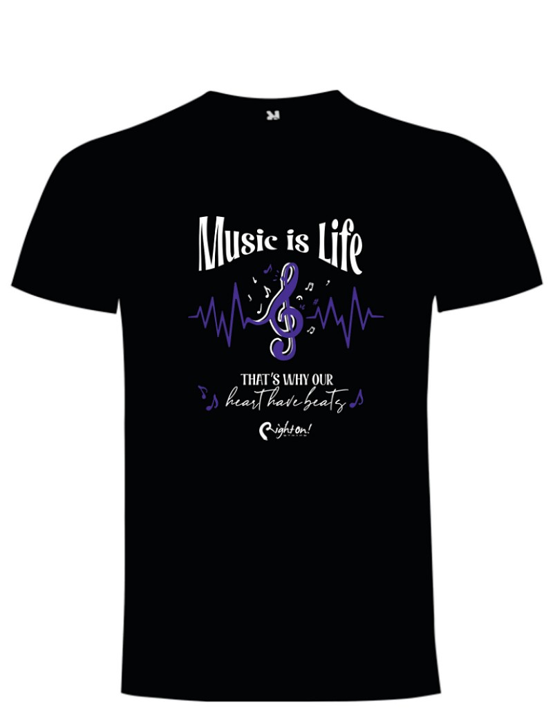 RightOn! BEATS Design T-Shirt