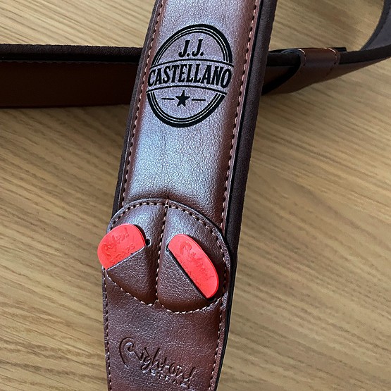Charm-60 Brown Strap, with laser engraving