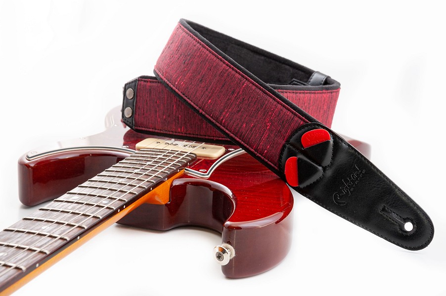 Boxeo Red Guitar Strap