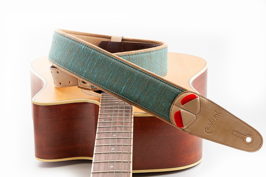 Boxeo Teal Guitar Strap